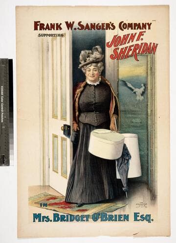 Frank W. Sanger’s company supporting John F. Sheridan : in Mrs. Bridget O’Brien Esq