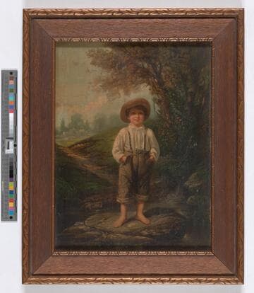 Whittier's barefooted boy