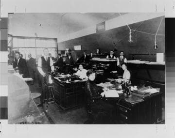 Edison Electric Company office staff,  Long Beach