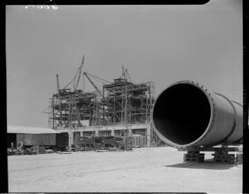 Construction of Etiwanda Generating Station