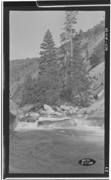 Big Creek Scenery - Westside Project - Middle Fork San Joaquin River at Miller's Bridge variant of 02