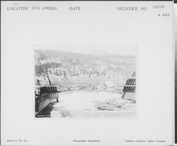 Big Creek, Florence Lake Dam