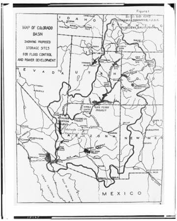 Colorado River - Map of Colorado River Basin - LaRue Report