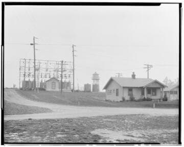 Jarupa Substation. Station building