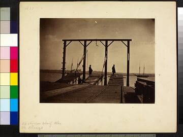 Construction wharf, Alexandria, the Runways