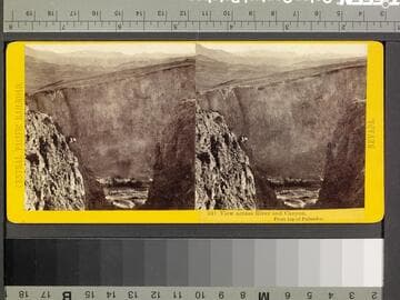 341. View across River and Canyon, From top of Palisades