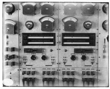 The battery panel at Los Angeles #2 Substation