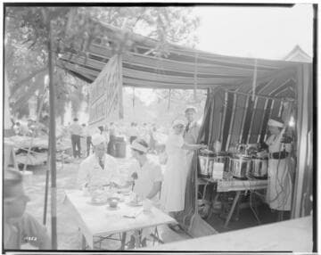 Relief service after Long Beach Earthquake on 3/10/1933