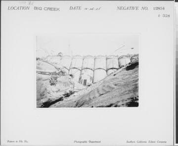 Big Creek, Florence Lake Dam