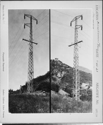 Miscellaneous Transmission - Santa Barbara steel tower line construction