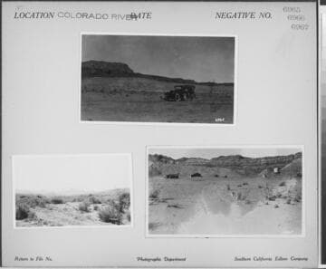 Colorado River - Desert with touring car