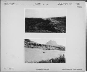 Colorado River - Desertscape with canyon and river