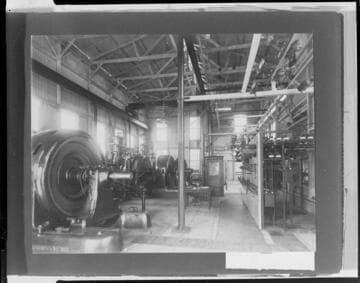 The interior of Kaweah #2 Hydro Plant