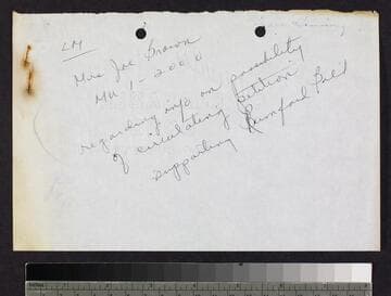 Notes by Loren Miller