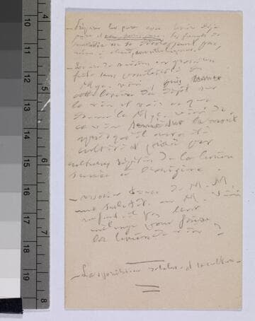 Page of notes regarding beer