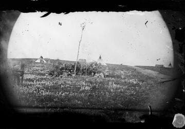 Sioux. Sun Dance, Devil's Lake, North Dakota
