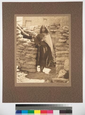 Shokunyoma, wife of the War Chief of Walpi Pueblo, Arizona