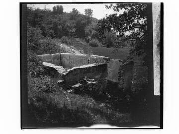 Ruins of one of the houses built by Don Manuel Garfias on Rancho San Pasqual