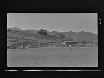 Baseball game, Temescal Canyon, California