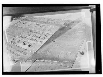 "Imprints of the Stars" Grauman's Chinese Theatre, Hollywood