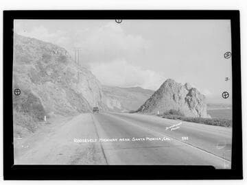 Roosevelt Highway near Santa Monica, Cal