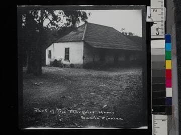 Part of the Marquise [i.e. Marquez] Home, Santa Monica