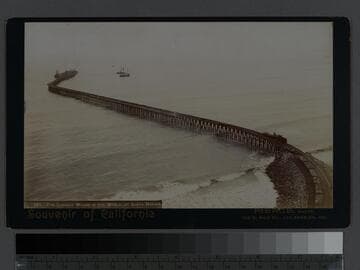 The longest wharf in the world, at Santa Monica