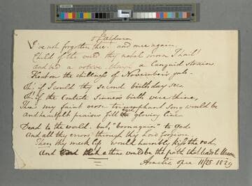 Opie, Amelia (Alderson). To T. J. Alderson : poem