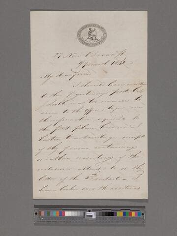 Beaumont, John. Letter to [Thomas Clarkson]