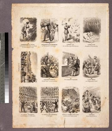 [Proof sheet of 12 album cards, Gilmore set]