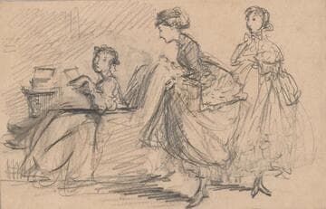 Three Ladies Conversing