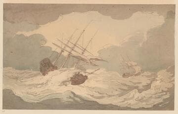 Two Ships in a Storm