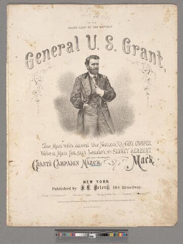 General Grant's campaign march / by E. Mack