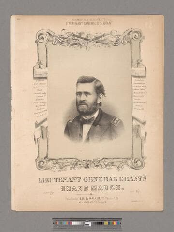 General Grant's grand march / composed by E. Mack
