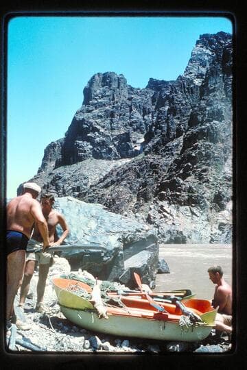 Coupling yaks; Mile 233.6, right bank