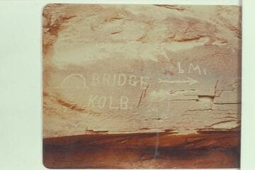 Sign at entrance of Forbidding Canyon