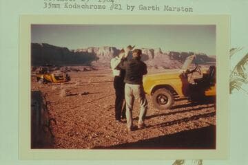 The chopper, a shaded camera, and the Ford Bronco