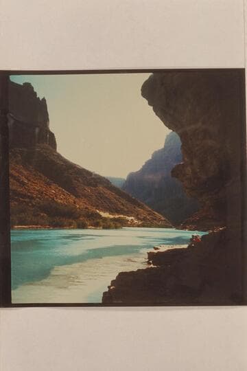 The crew at the blue lagoon at the mouth of the Little Colorado