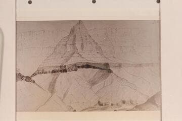 Comanche Point.  Copy of original sketch by B. L. Young