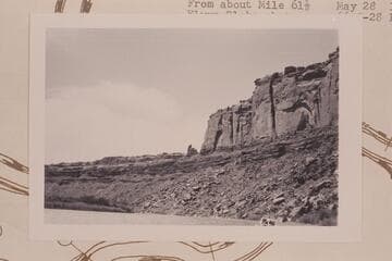 East end of the saddle of The Bowknot.  From about Mile 61 1/2