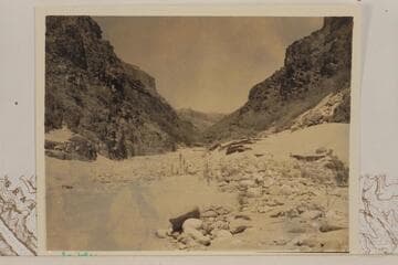 Up Separation Canyon from the right bank of the river