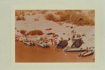 Repair and supply of Marston-Disney fleet; Bright Angel Creek