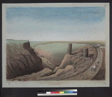 Between Forks of the Platte River -  near Ash-Hollow