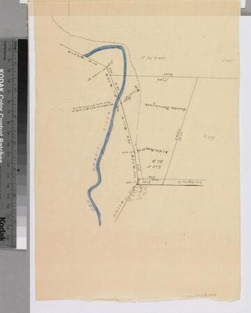 Rancho San Pedro : S73 (partition of 1884-1885, report of referees) - eastern boundary of Susana Dominguez parcels