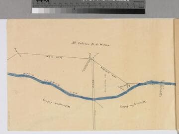 Rancho San Pedro : S73 (partition of 1884-1885, report of referees) - eastern boundary of Maria Dolores D. de Watson parcels