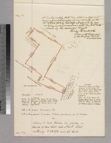 Lot belonging to Emile Cuivilier Esq