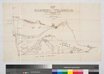Map of the Rancho Tujunga