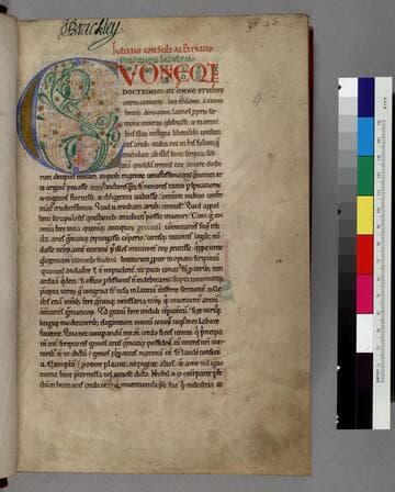 Prisciani grammatici viri disertissimi apocrisarii cesariensis urbis Rome constantinopolitane liber primus de arte grammatica incipit : [manuscript]