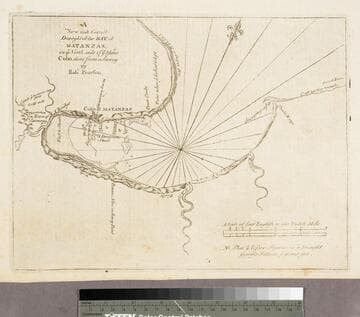 A New and Correct Draught of the Bay of Matanzas, on the North side of the Island Cuba, done from a Survey by Robt. Pearson