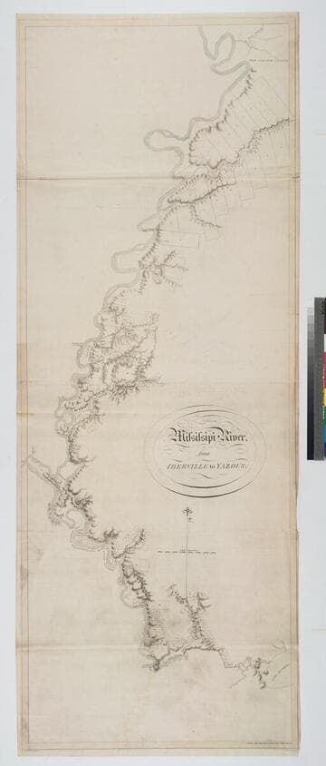 Mississipi (sic) River from Iberville to Yazous